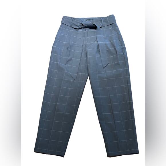 Banana Republic Avery Womens Size 0 (28 x 26) Gray Cropped Dress Pants - Picture 1 of 7